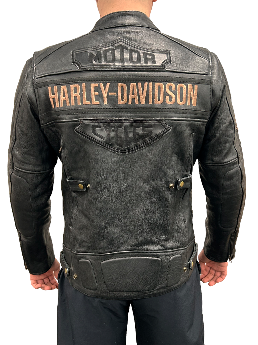 Мотокуртка Harley Davidson из натуральной кожи — изображение 5