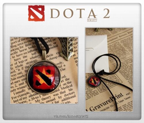 Кулон с логотипом Dota2