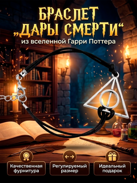 Браслет Дары смерти из фильма Гарри Поттер