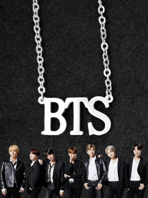 Кулон BTS Логотип корейской K-pop группы БТС