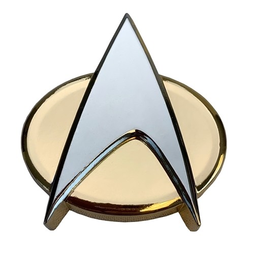 Брошь - значок Капитана звездного флота сериала Звёздный путь Star trek