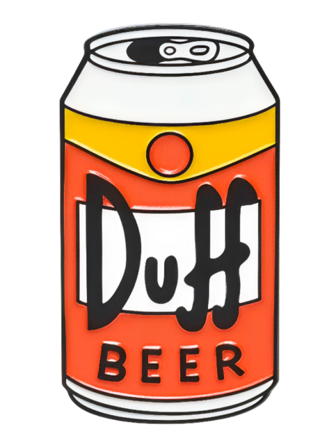 Значок - пин Пиво Duff из мультфильма Симпсоны