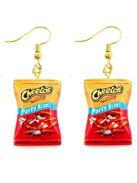 Серьги чипсы Читос Cheetos