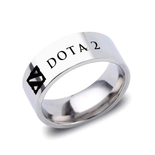 Кольцо из нержавеющей стали с логотипом Dota 2