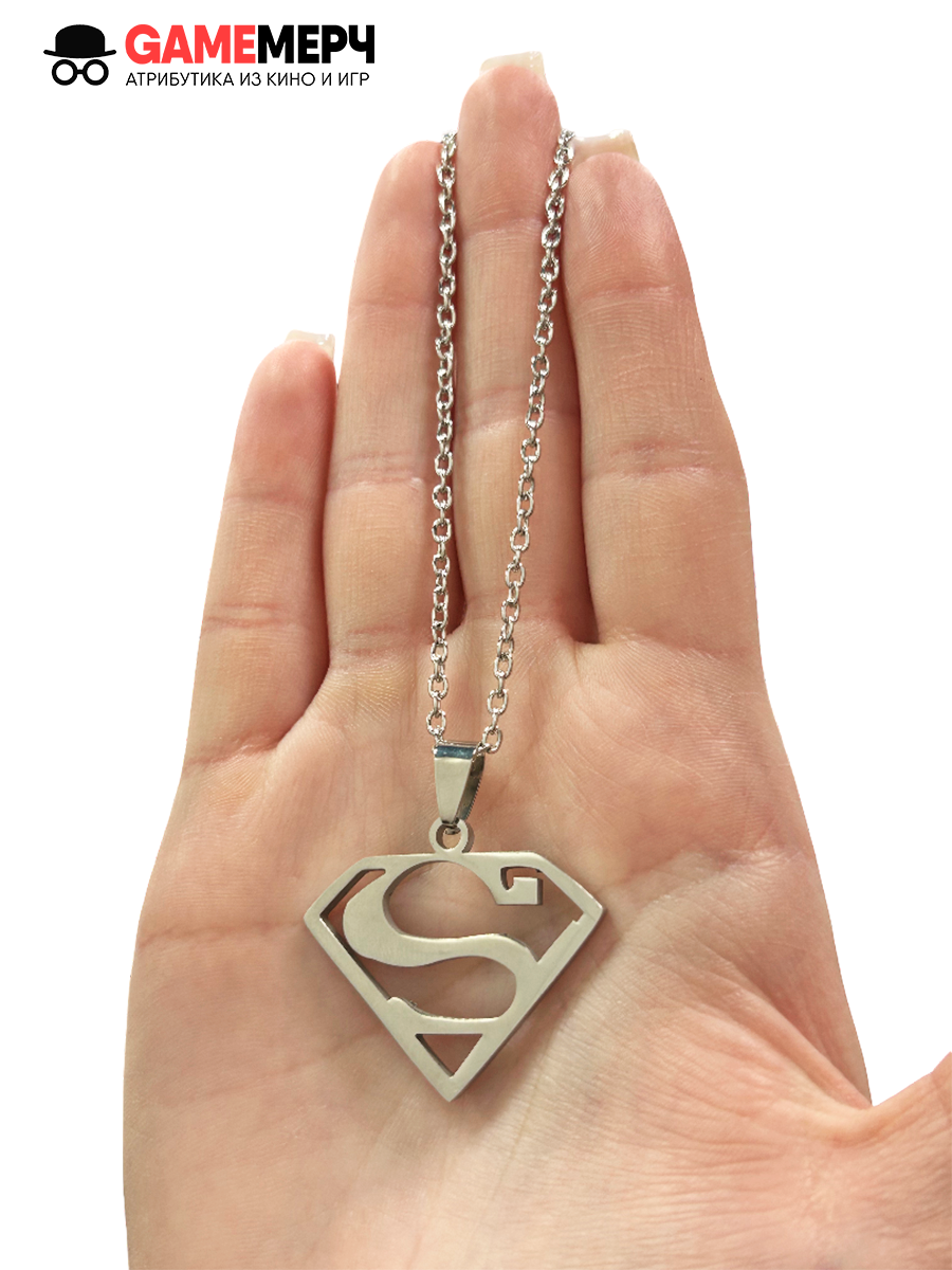 Кулон Супермен Superman DC Comics из нержавеющей стали — изображение 8