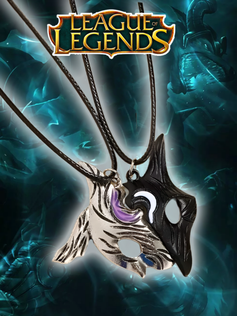 Парный кулон Киндред из игры League of Legends LOL Лига Легенд