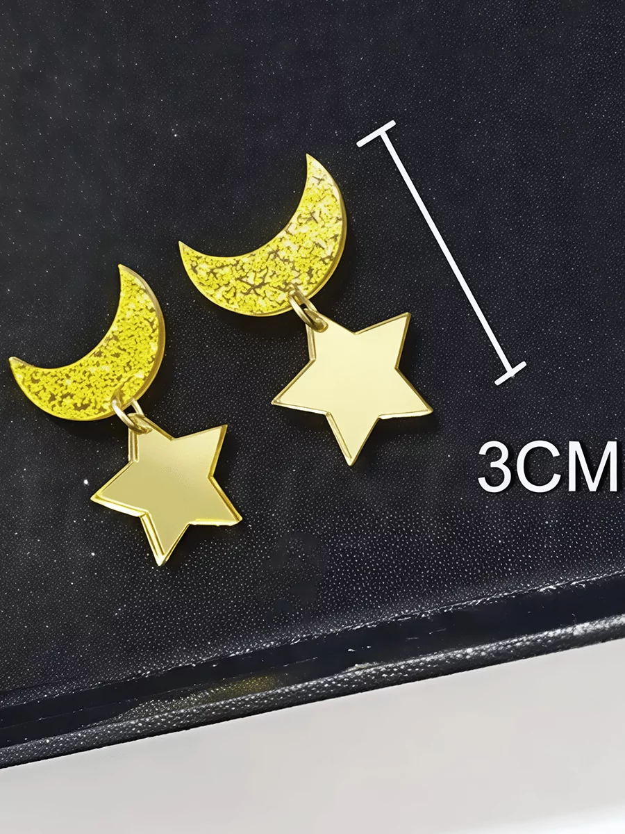 Серьги Луна и звезда из аниме Сейлор мун — изображение 9