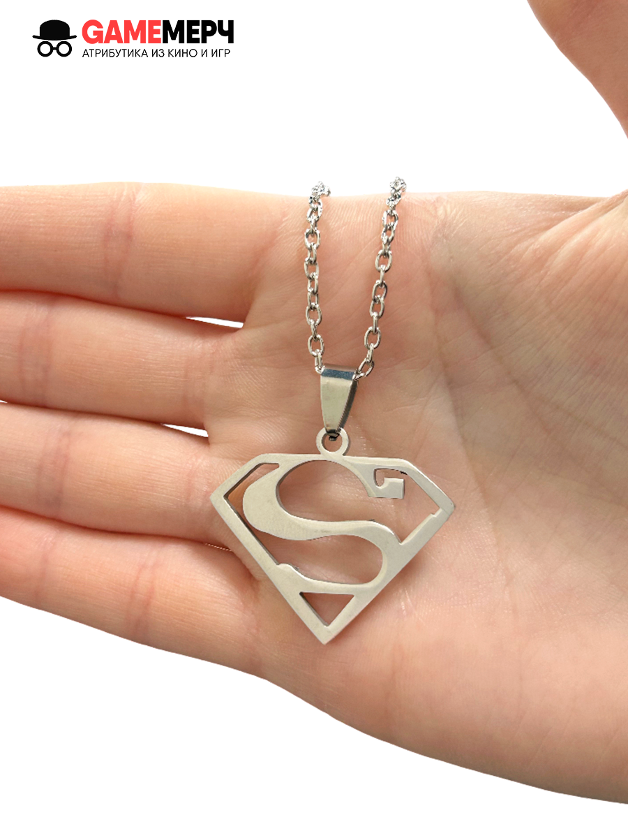 Кулон Супермен Superman DC Comics из нержавеющей стали — изображение 7