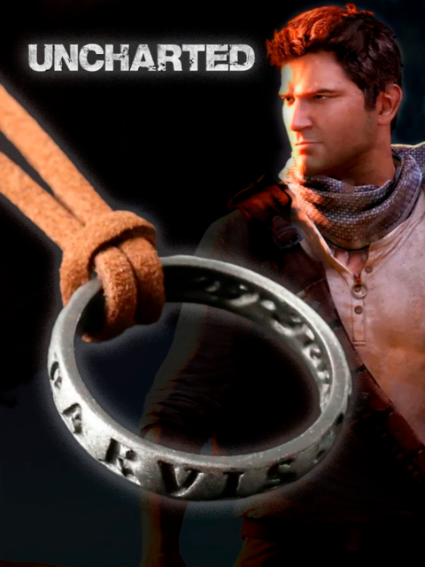 Кулон - кольцо Нейтана Дрейка из игры Uncharted Анчартед