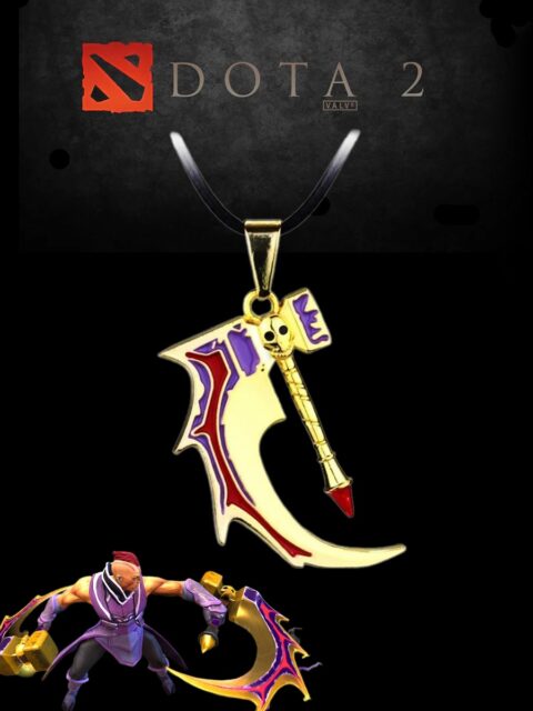 Кулон The Golden Basher Blades оружие антимага из игры Дота 2