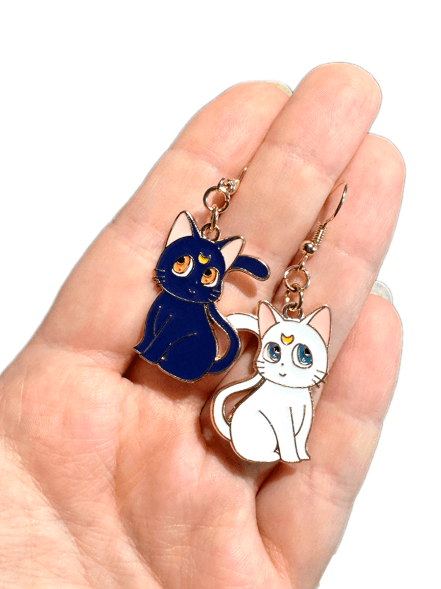 Серьги Кошка Луна и Кот Артемис из аниме Сейлор Мун — изображение 12