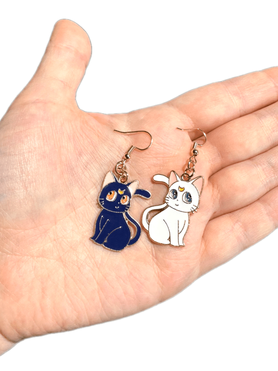 Серьги Кошка Луна и Кот Артемис из аниме Сейлор Мун — изображение 11