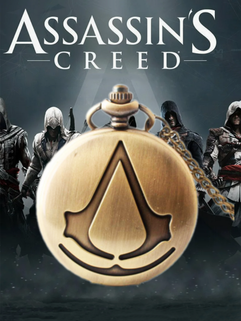 Карманные кулон- часы Ассассинс Крид Assassin's Creed