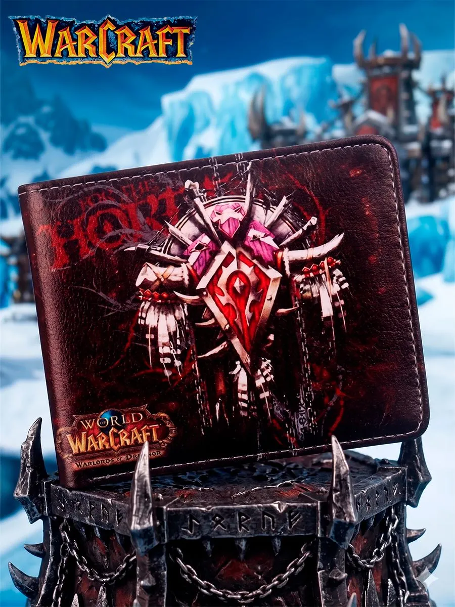 Кошелек бумажник с символом Орды и Альянса из игры World of Warcraft WOW — изображение 22