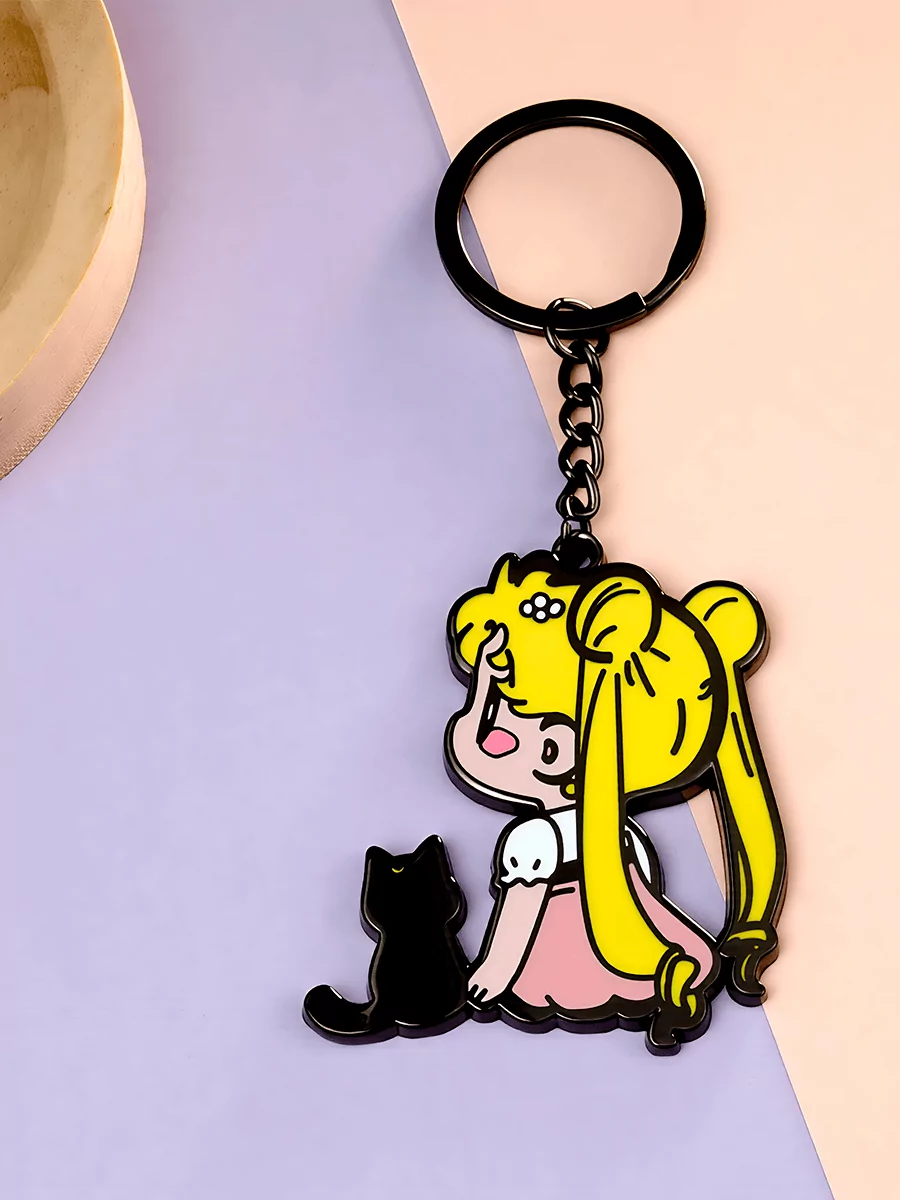 Брелок металлический из аниме Sailor Moon Сейлор Мун — изображение 17