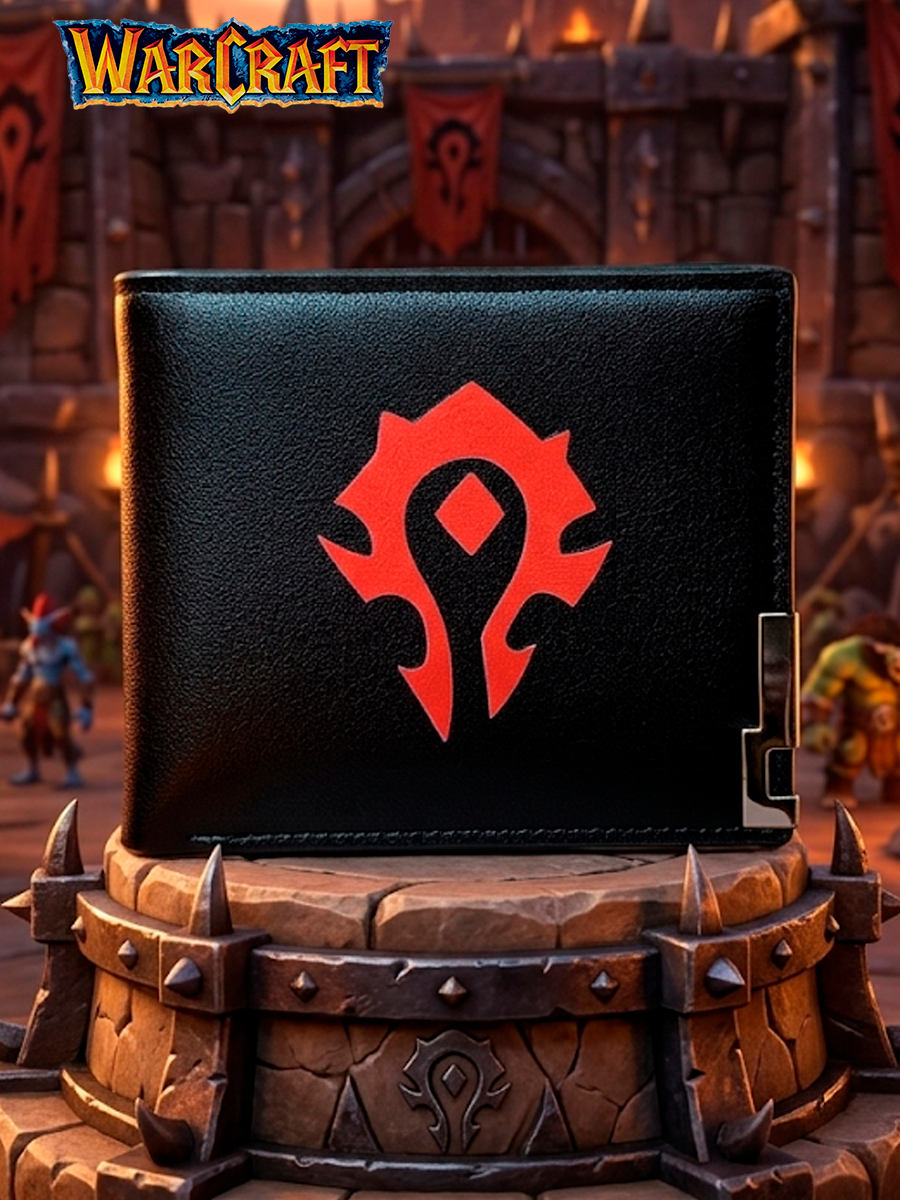 Кошелек бумажник с символом Орды и Альянса из игры World of Warcraft WOW — изображение 21