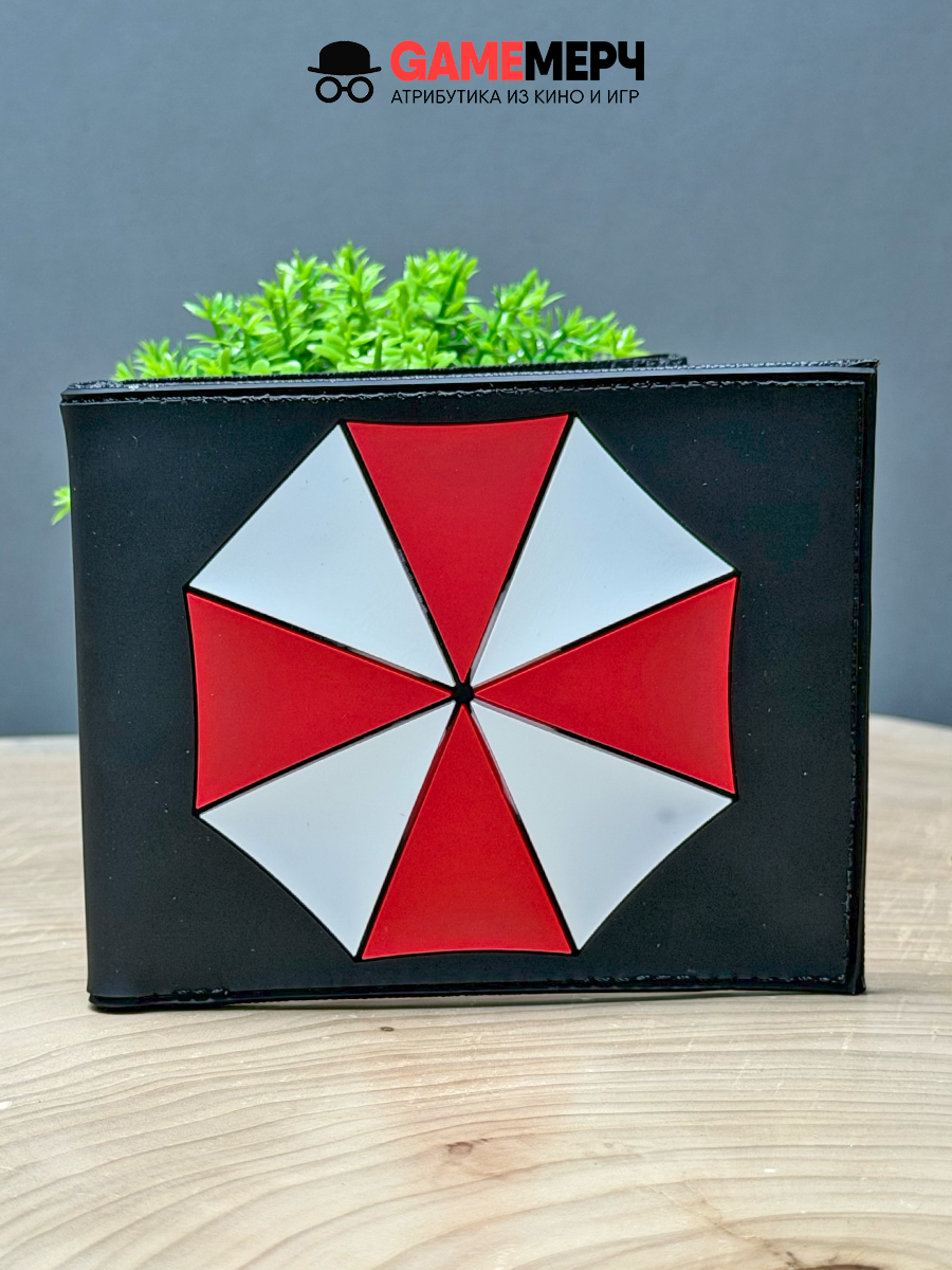 Кошелек - бумажник силиконовый Umbrella Corporation из игры Resident Evil Амбрелла — изображение 3