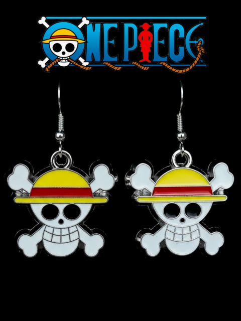 Серьги Пираты соломенной шляпы из аниме One Piece Ван Пис