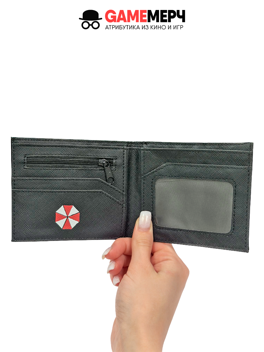 Кошелек - бумажник силиконовый Umbrella Corporation из игры Resident Evil Амбрелла — изображение 8