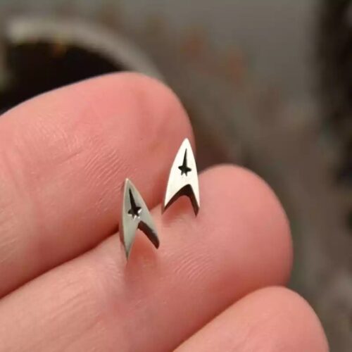Серьги гвоздики Стар Трек Звездный путь из сериала Star Trek