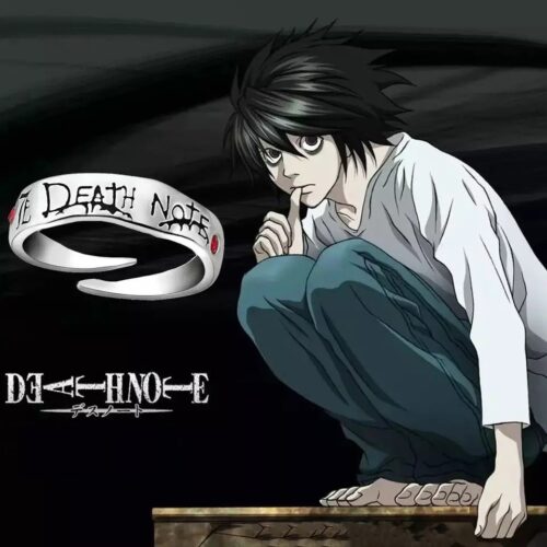 Кольцо регулируемое Death Note из аниме Тетрадь смерти