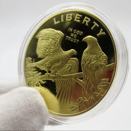 Американская золотая Монета Орел Liberty