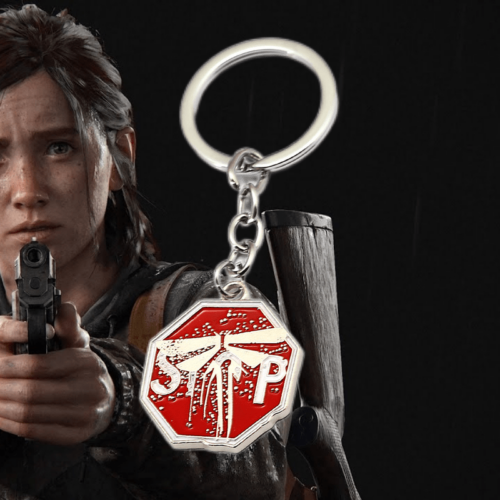 Брелок Цикада STOP из игры The Last Of Us Одни из нас