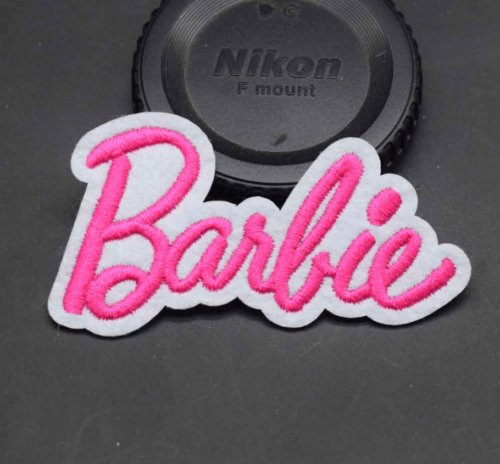 Нашивка термо логотип Барби Barbie
