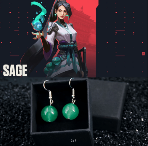 Серьги Sage из игры Valorant Валорант