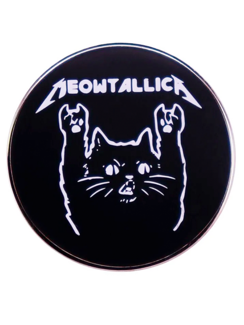 Значок - брошь рок группы Металлика Metallica