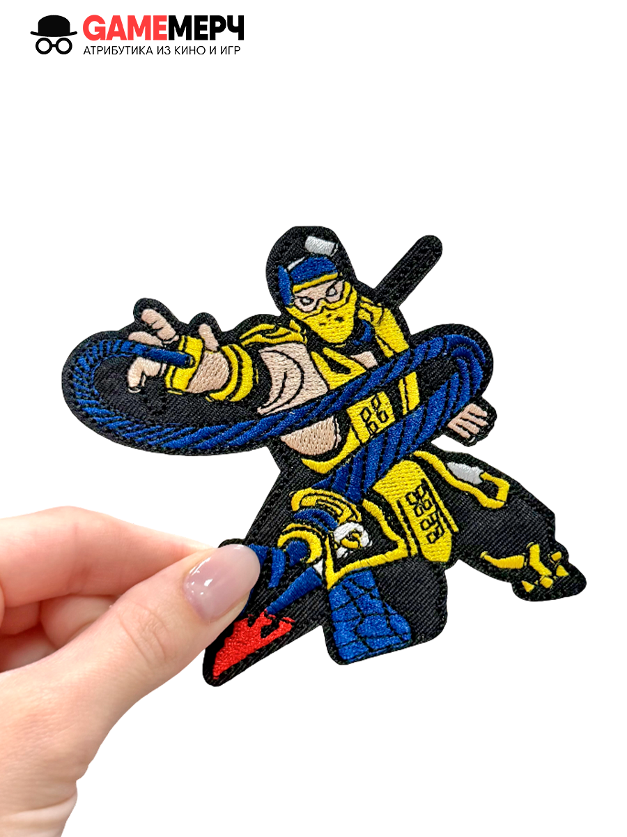 Нашивка термо с вышивкой из игры Mortal Kombat Мортал Комбат — изображение 7