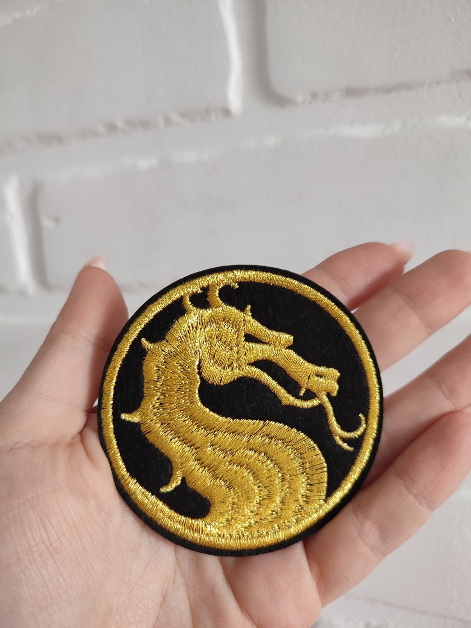 Нашивка термо с вышивкой из игры Mortal Kombat Мортал Комбат — изображение 4
