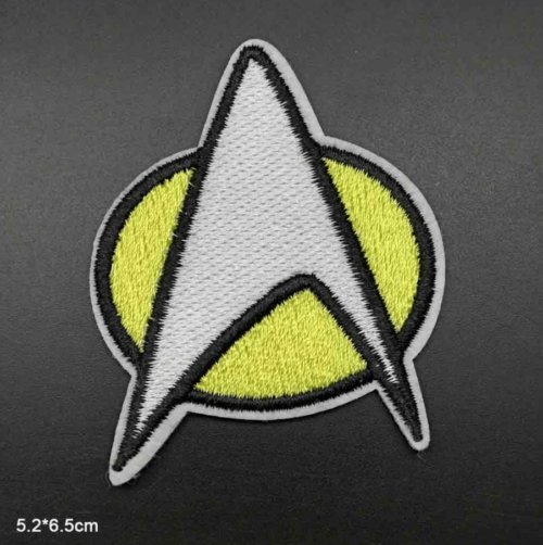 Нашивка термо с вышивкой Стар Трек Звездный путь из сериала Star Trek