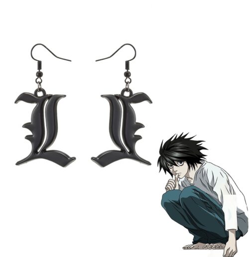 Серьги Эль L из аниме Тетрадь смерти Death Note