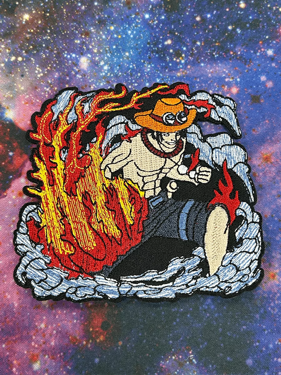 Нашивка термо с вышивкой Монки Де Луффи из аниме One Piece Ван Пис — изображение 11