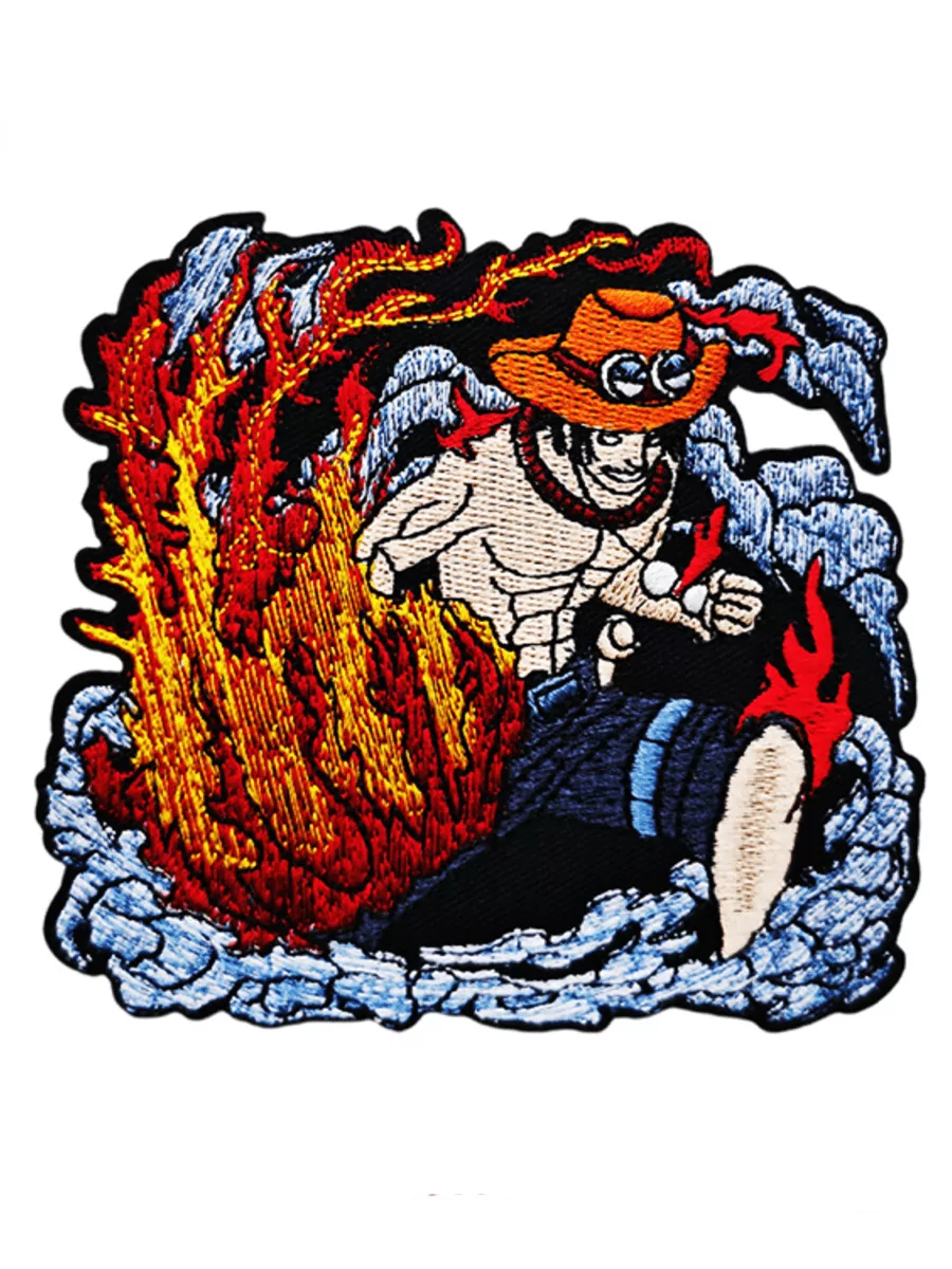 Нашивка термо с вышивкой Монки Де Луффи из аниме One Piece Ван Пис — изображение 7
