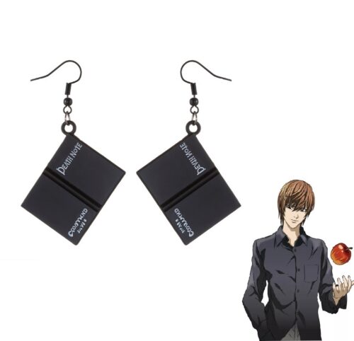 Серьги Тетрадь смерти из аниме Death Note