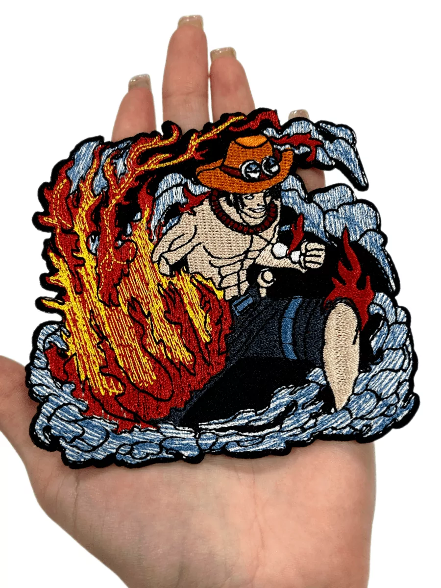 Нашивка термо с вышивкой Монки Де Луффи из аниме One Piece Ван Пис — изображение 9