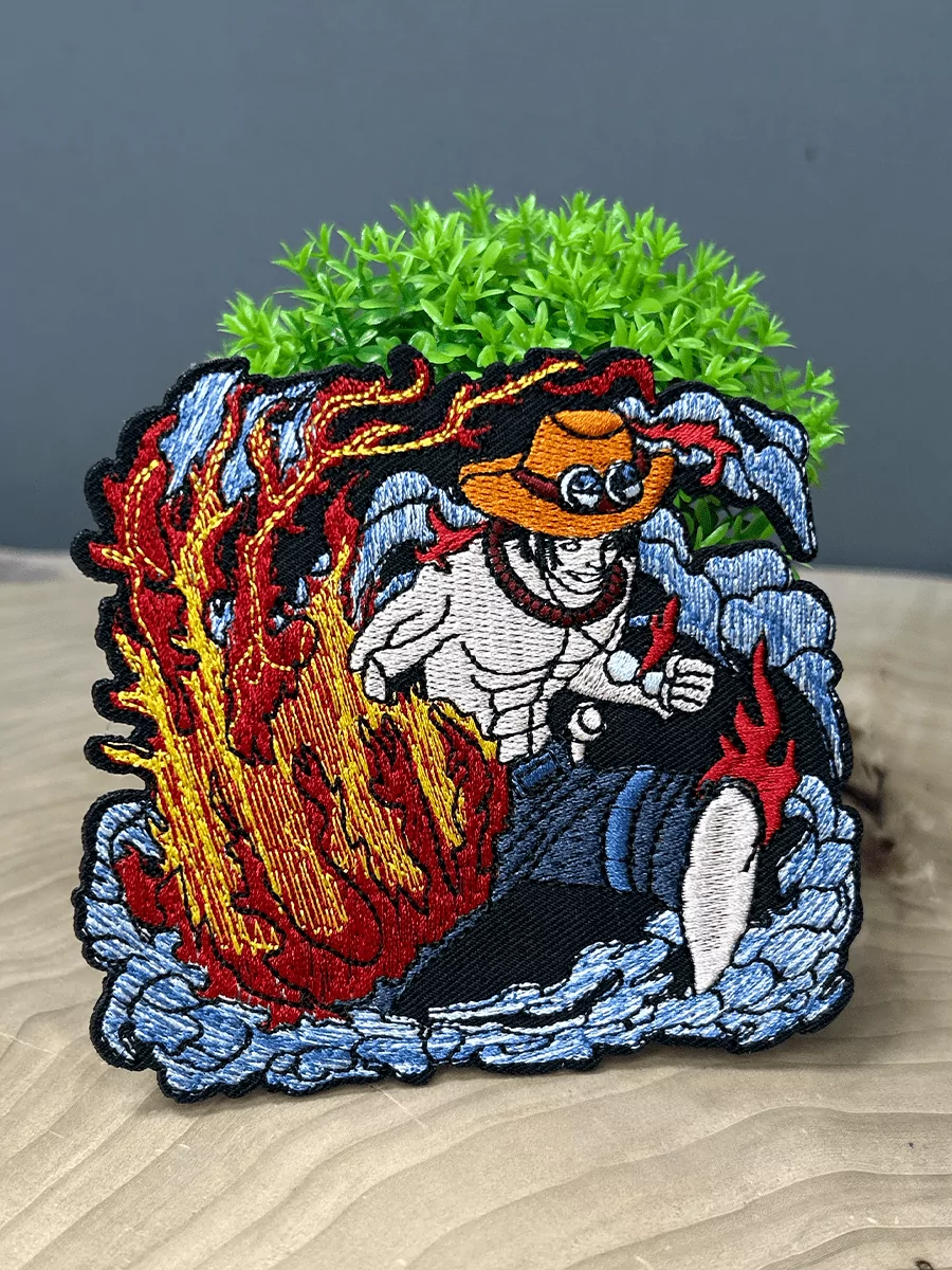 Нашивка термо с вышивкой Монки Де Луффи из аниме One Piece Ван Пис — изображение 8