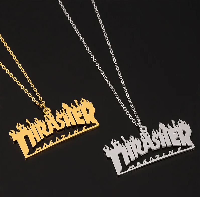 Кулон скейтбордистов Thrasher