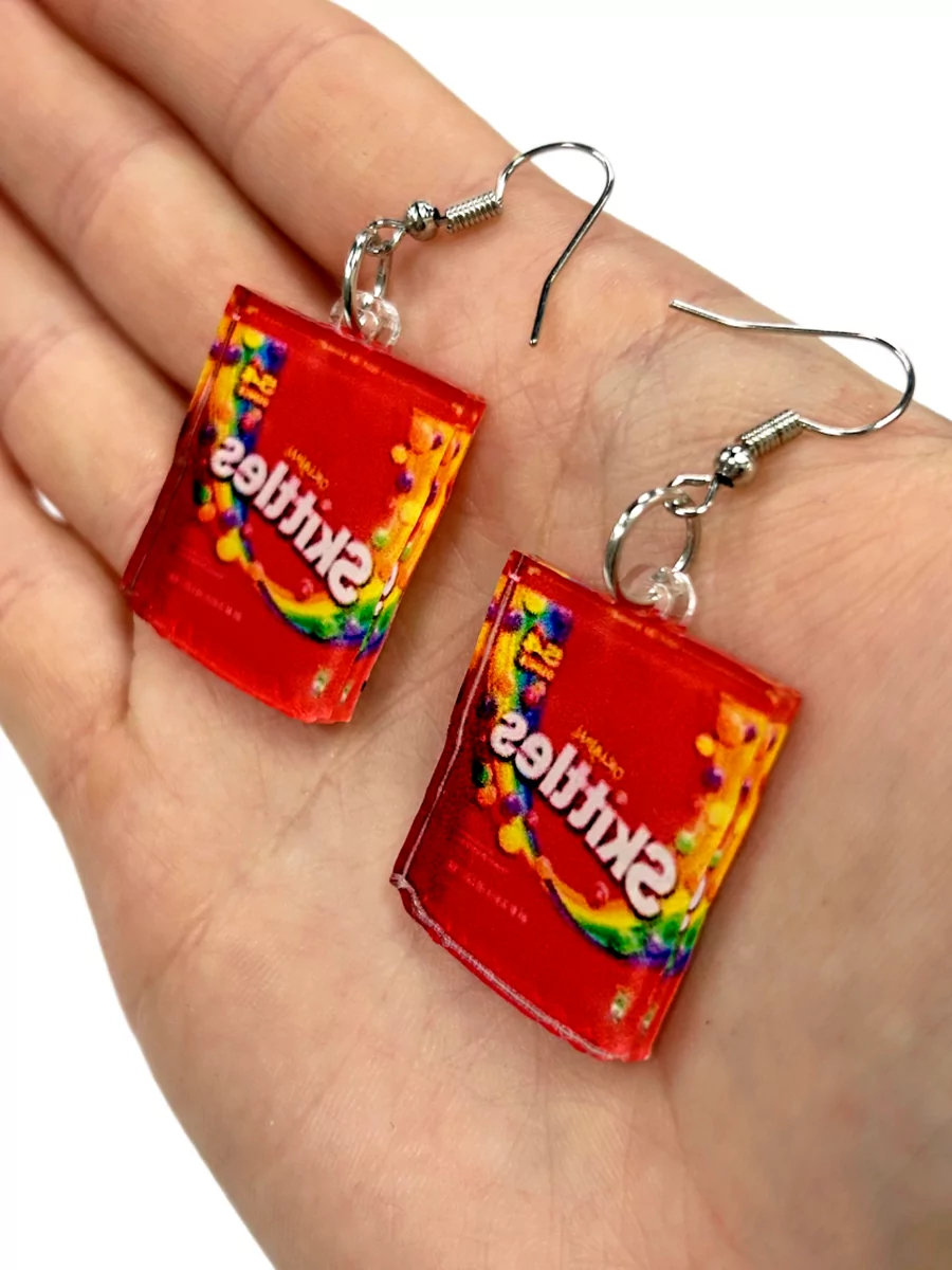 Серьги Конфеты Скитлс Skittles — изображение 7