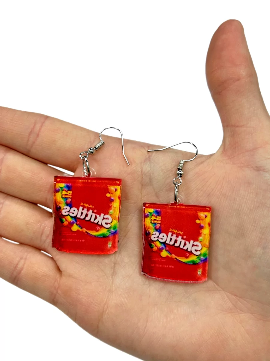 Серьги Конфеты Скитлс Skittles — изображение 5