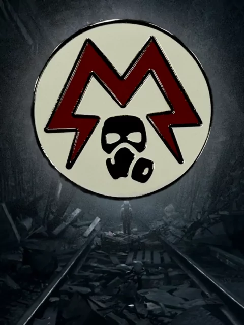 Значок - брошь Метро Metro 2033