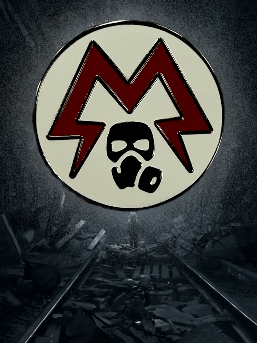 Значок - брошь Метро Metro 2033