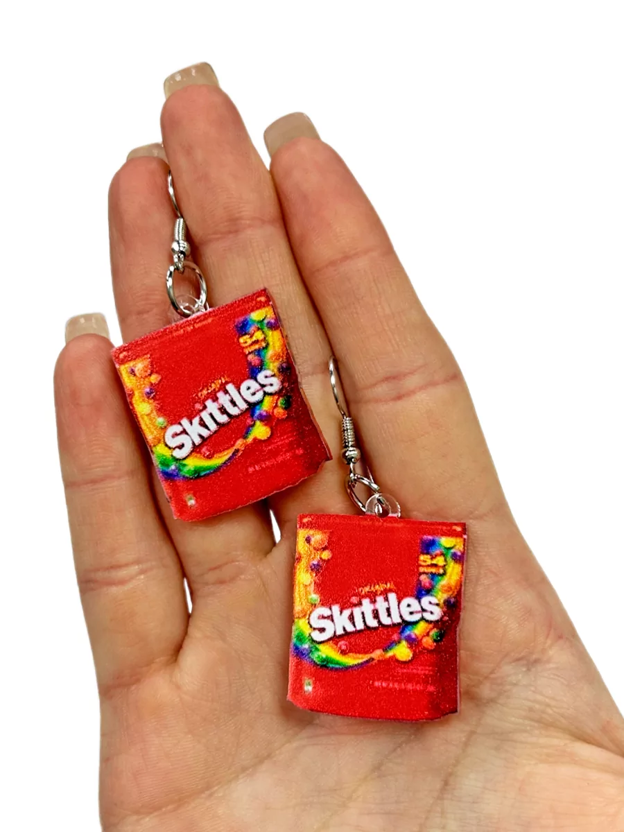Серьги Конфеты Скитлс Skittles — изображение 6