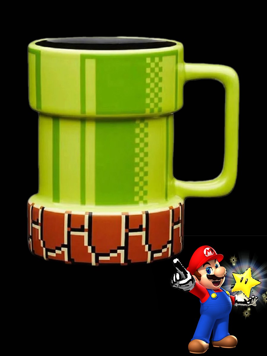Кружка из игры Марио Mario