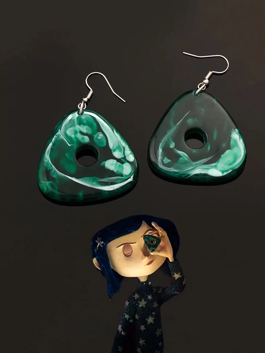 Серьги из мультфильма Коралина в стране кошмаров — изображение 3