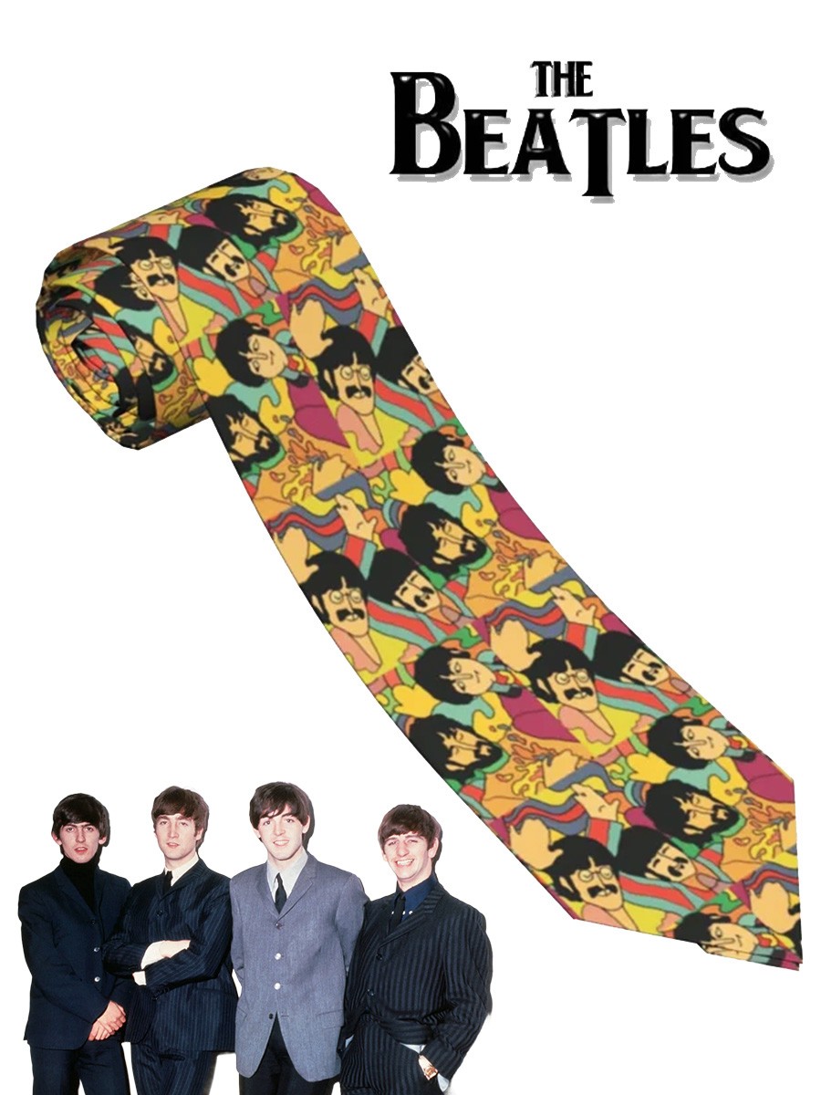 Галстук музыкальной группы The Beatles Битлз