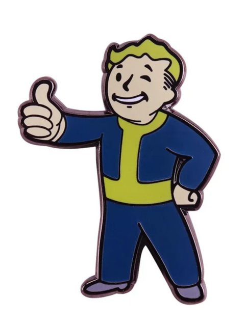 Значок Волт Бой из игры Fallout
