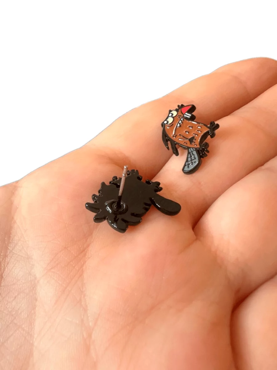 Серьги из мультфильма Крутые бобры — изображение 5